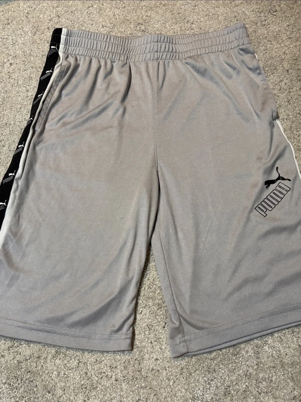 3/$15 - Puma Gray Athletic Shorts, sz YXL